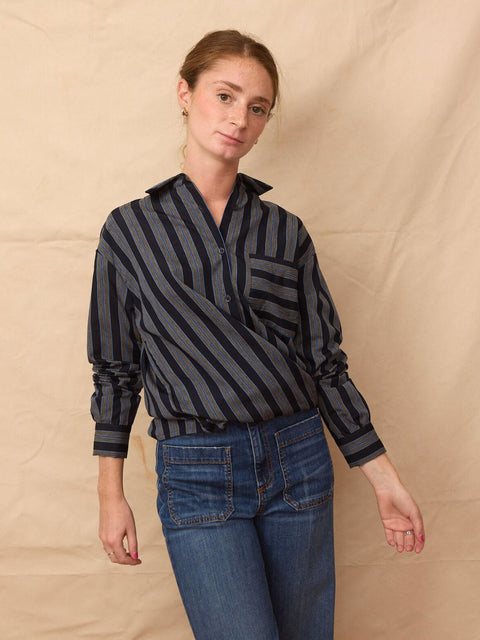 Ondine, Navy Stripe