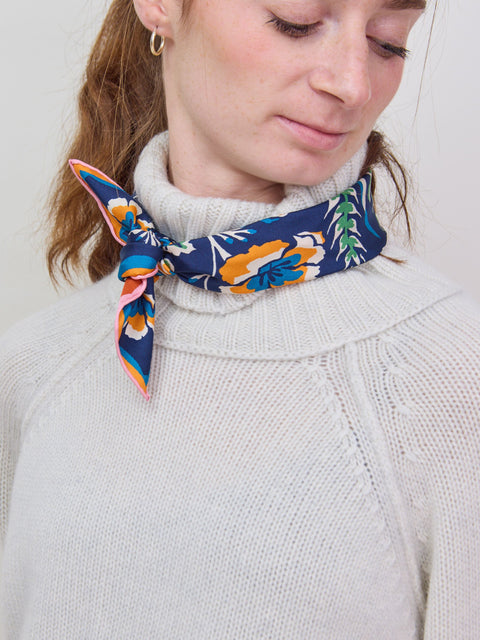 Silk Two-Fer Scarf, Wildwood