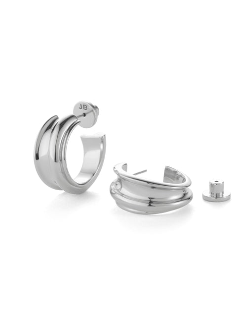 Lennon Hoops, silver