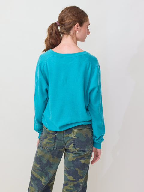 Slouchy V-Neck, siren