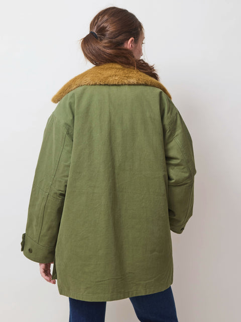 Quilted Liner Parka, Army