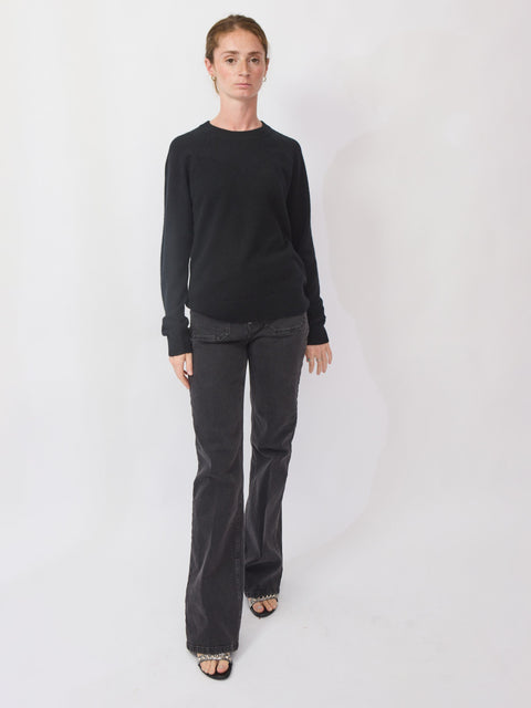 Boston O-neck, black