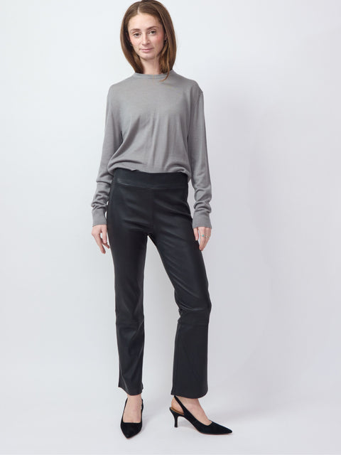 Zaragoza, black leather