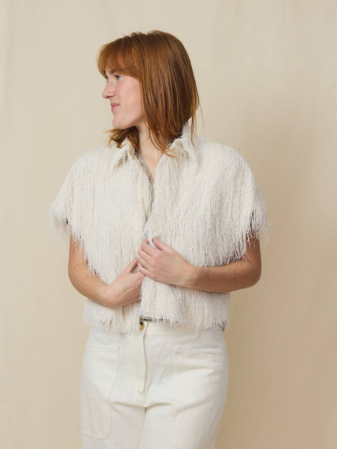 Camicia Fringes, Meringa