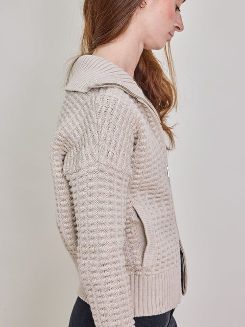 Bobble Cardigan, Dune