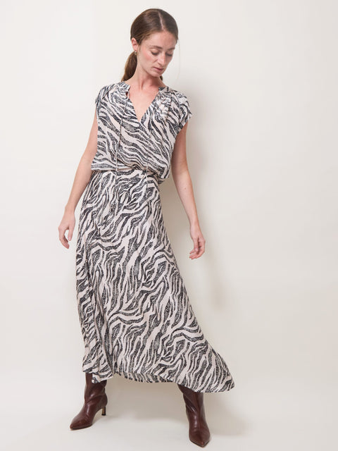 Bowie Mara Midi Skirt, Ecru