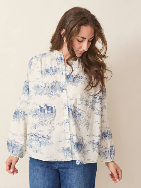 Francesca, western toile