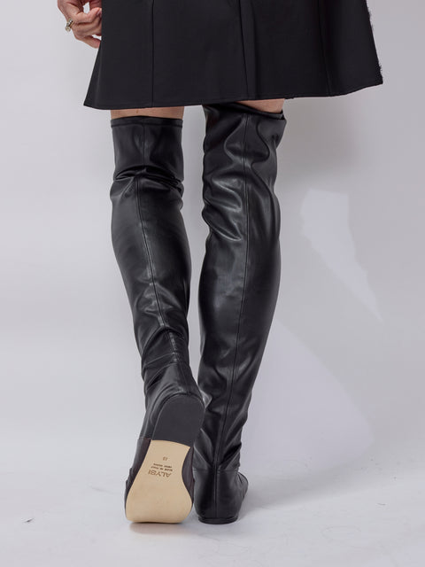 Mocasino shoes a stivale, nero