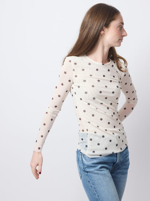 Jodie, Egret Creme Dot