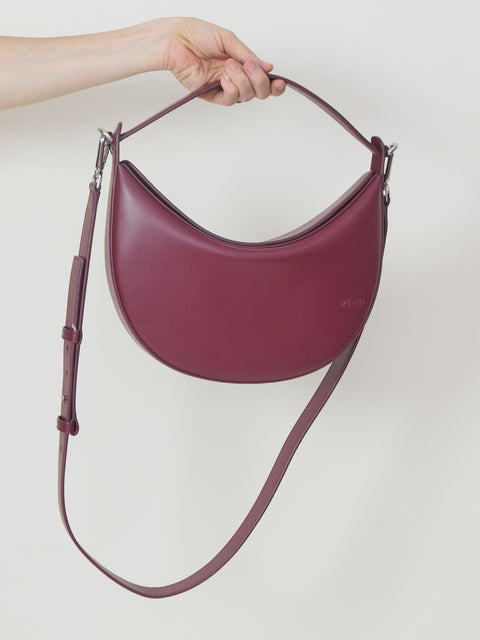 Eclipse Shoulder Bag, Dark Berry