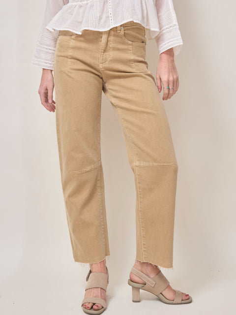 Pixie Ankle Fray, Camel