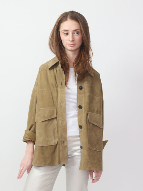 Kaylee, olive suede