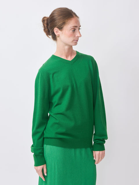 Maglia Scollo V, Smeraldo