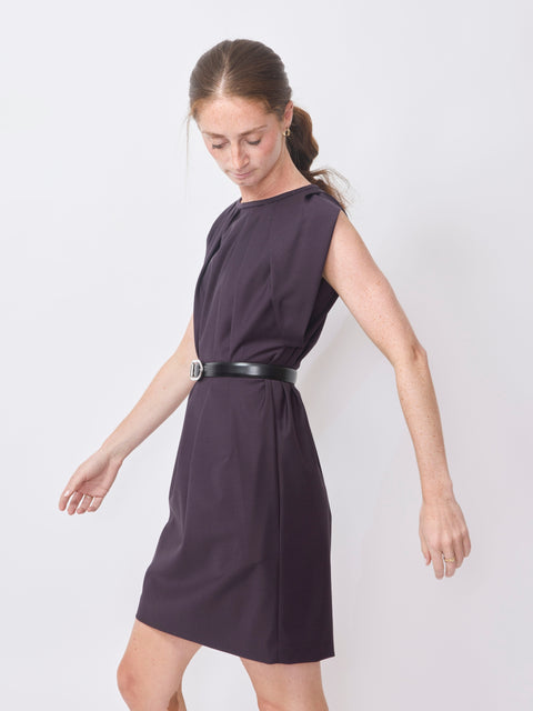 Terry Dress, Deep Violet