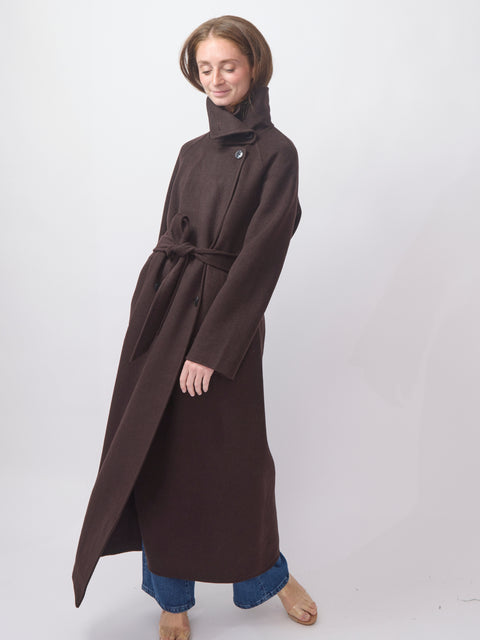 Sahanne Coat, Black Coffee