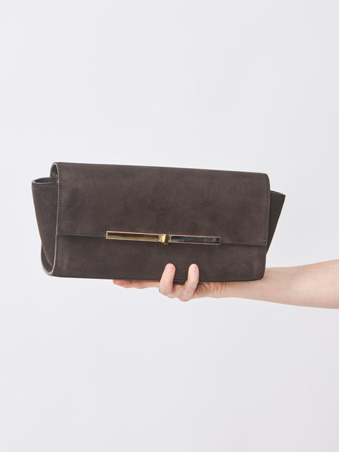 Borsa Doctor Bag Suede, Choco