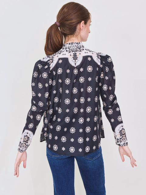 Artemis Bronco Shirt, Black Bandana