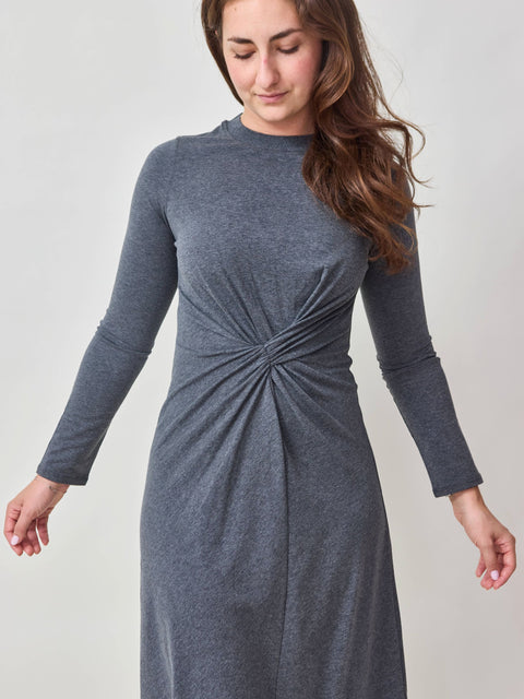 Long Sleeve Volta, Charcoal