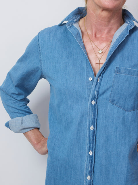 Rory Maxi, Vintage Stonewashed Indigo
