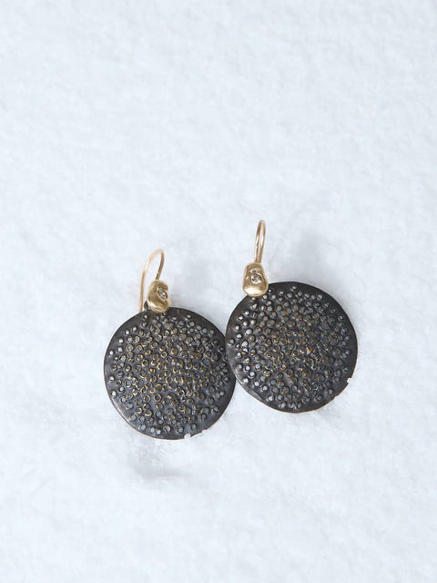 Pollen Black Bronze Earring