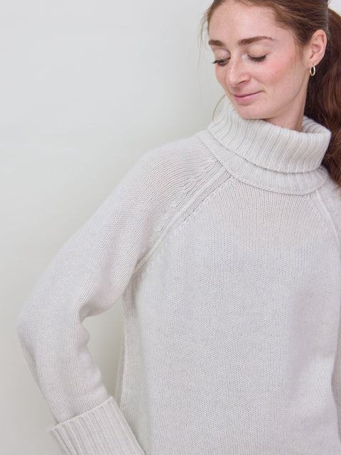 Chunky Turtleneck, chiffon
