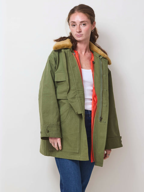 Quilted Liner Parka, Army
