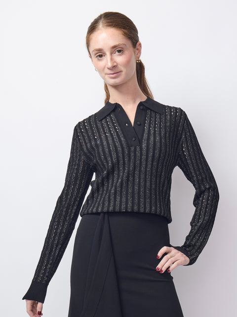 Roselyn, Pinstripe Lurex