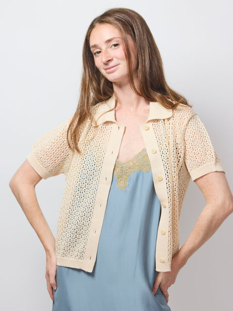 Crochet Polo, Natural