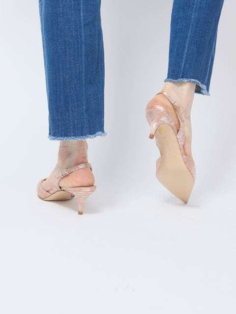 Classic Slingback, Blush Leopard