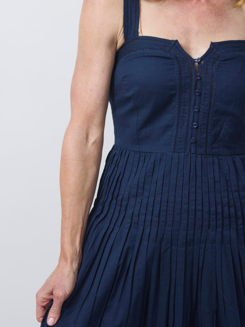 Daybreak Dress, Navy