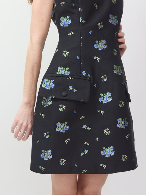 Amayah, black small flower