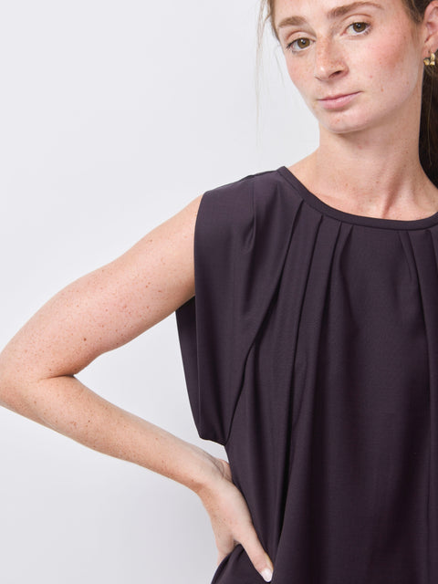Terry Dress, Deep Violet