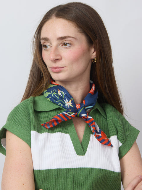 Bumblebees Cotton/Silk Bandana
