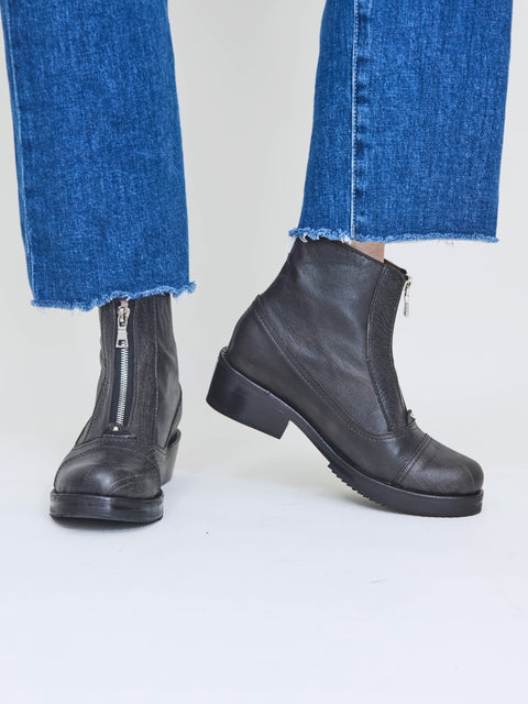 Liado Lug Boot, grey polo