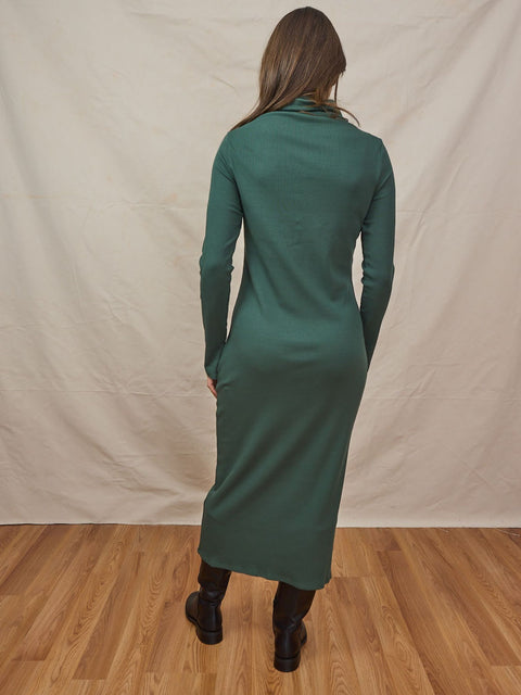 Ted Dress, forest green