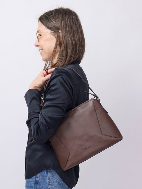 Storia Shoulder, Marrone Tabacco