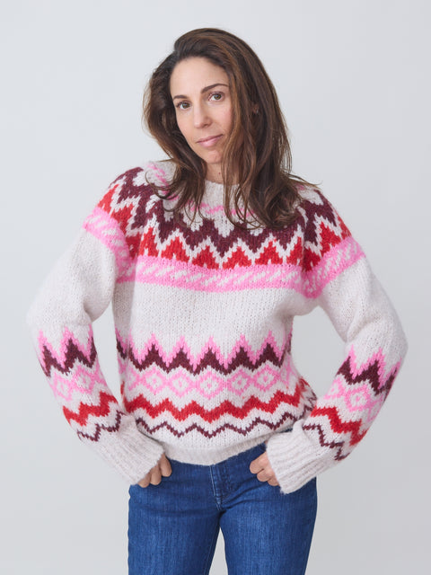 Magie, ecru/pink