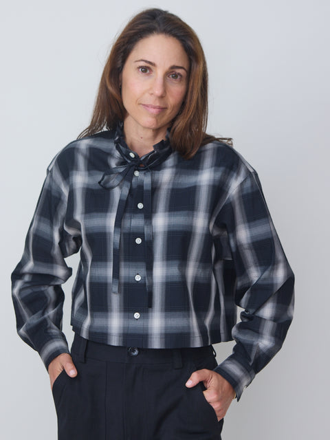 Opal, grey check