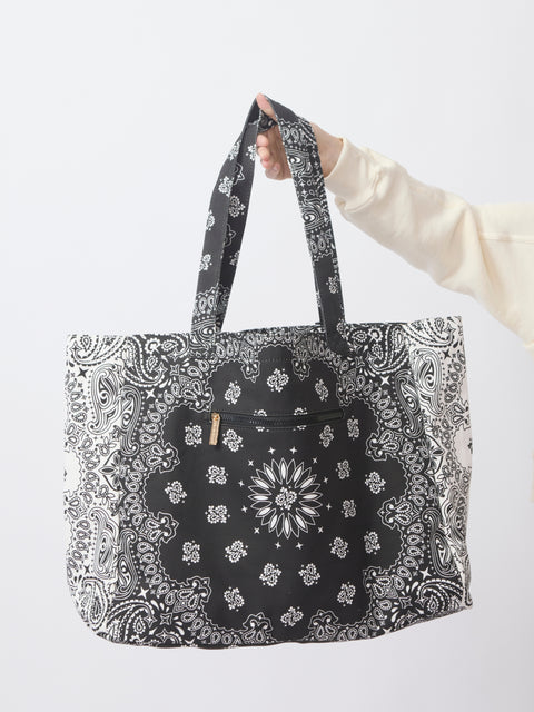 Bailey Tote, Black/White
