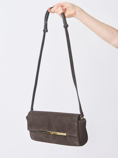 Borsa Doctor Bag Suede, Choco