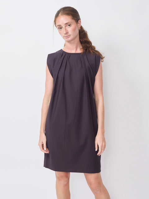Terry Dress, Deep Violet