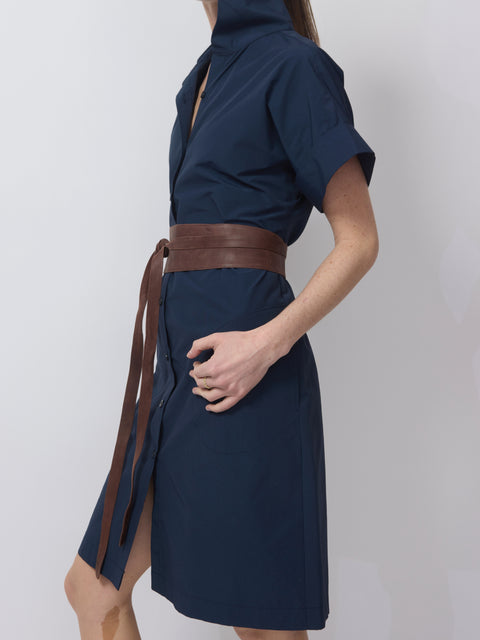 Holly Kimono Dress, summer navy