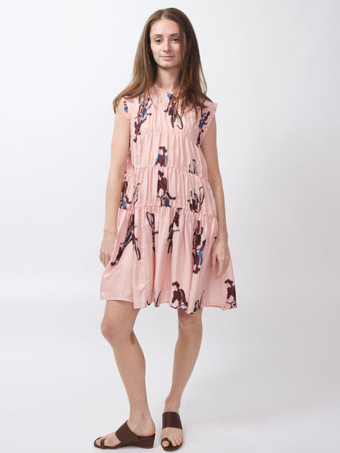 Julie Parisien Pedal Dress, Light Pink