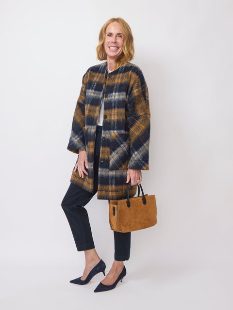 Small Daybag, Whiskey Suede