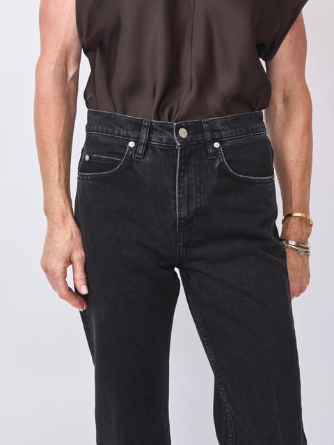 Rene Kick Flare, Faded Black Wash