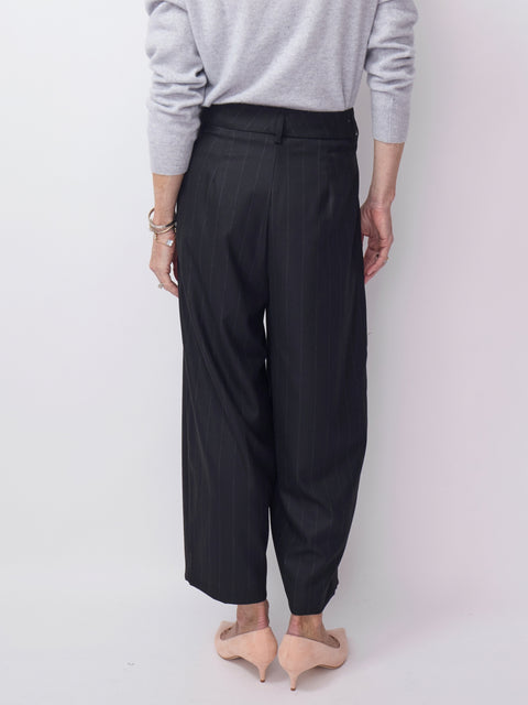 Mayla 6/8 Graphical Stripe, Black