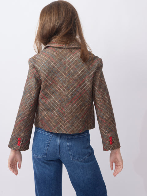 Cropped Jacket, Rainbow