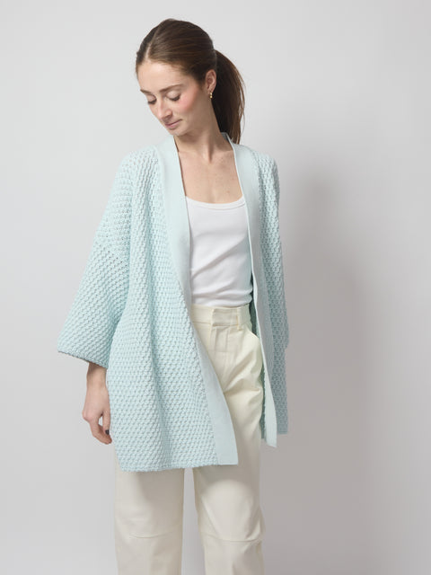 Caban Punto Lungo, light blue