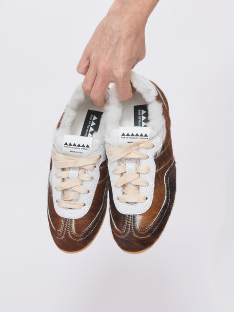 Ballet Sneaker, Haircalf Shearling