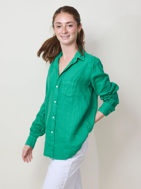 Eileen, Kelly Green Linen